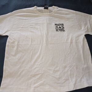 adidas White QR Code Tee